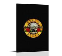 CGHSDJ Guns N' Roses Poster sur toile imperméable HD résistant aux UV Convient pour les salons et les couloirs et fait un excellent cadeau avec cadre 20 x 30 cm