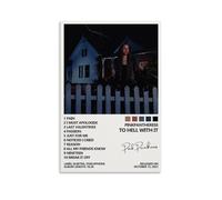 CGHSDJ Impression sur toile imperméable « To Hell With It Pinkpantheress » - Impression HD résistante aux UV - Convient pour les salons et les couloirs - Cadeau idéal - Style sans cadre - 60 x 90 cm