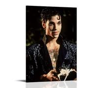CGHSDJ Poster sur toile imperméable Prince Rogers Nelson HD résistant aux UV pour les salons et les couloirs et fait un excellent cadeau style cadre 50 x 75 cm