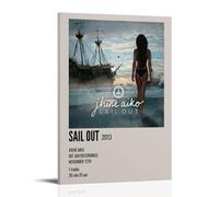 CGHSDJ Souled Out Jhené Aiko Impression sur toile imperméable HD résistante aux UV Convient pour les salons et les couloirs et fait un excellent cadeau avec cadre 40 x 60 cm