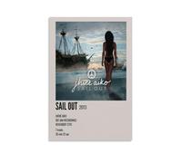 CGHSDJ Souled Out Jhené Aiko Impression sur toile imperméable HD résistante aux UV Convient pour les salons et les couloirs et fait un excellent cadeau Style sans cadre 30 x 45 cm