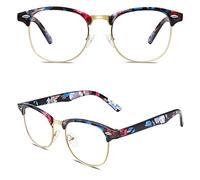 CGID Fausses Lunettes de Vue Femme Homme Lunettes Sans Correction Lunettes à Verres Transparente CN56
