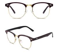 CGID Fausses Lunettes de Vue Femme Homme Lunettes Sans Correction Lunettes à Verres Transparente CN56