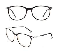 CGID Fausses Lunettes de Vue Femme Homme Lunettes Sans Correction Lunettes à Verres Transparente CN79