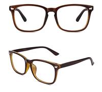 CGID Fausses Lunettes de Vue Femme Homme Lunettes Sans Correction Lunettes à Verres Transparente CN82