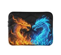Cgiub Housse de protection antichoc pour ordinateur portable Fire Ice Dragons 15-16" - 40 x 30 x 2 cm