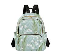 Cgiub Mini sac à dos matelassé avec fleurs mignonnes pour femme, petit sac à dos de voyage, sac à dos léger, A713, 26 x 13 x 32 cm, Sac à dos daypack