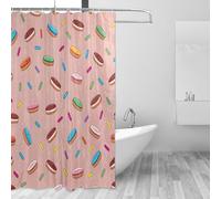 Cgiub Rideau de douche en tissu imperméable et résistant lavable avec 12 crochets Motif dieux égyptiens pharaons 157 x 183 cm