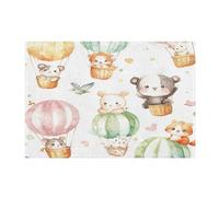 Cgiub Tapis de salle de bain en peluche super doux, absorbant, antidérapant, lavable en machine, séchage rapide, pour baignoire, douche, décoration d'intérieur - 41 x 61 cm