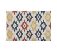 Cgiub Tapis de salle de bain imprimé ethnique super doux et absorbant, antidérapant, lavable en machine, séchage rapide, pour baignoire, douche, décoration d'intérieur - 41 x 61 cm