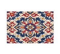 Cgiub Tapis de salle de bain imprimé ethnique super doux et absorbant, antidérapant, lavable en machine, séchage rapide, pour baignoire, douche, décoration d'intérieur - 41 x 61 cm