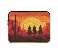 Cgiub Western Cowboys Housse de protection pour ordinateur portable 15-16" Antichoc Sacoche de transport pour ordinateur portable pour ordinateur portable, tablette, 40 x 30 x 2 cm