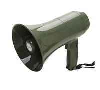 CGJseFH mégaphone, Haut-Parleur mégaphone 15W, Portable, contrôle Vol réglable, Arbitre, sirène intégrée