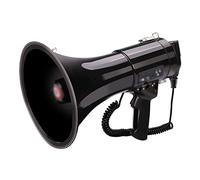 CGJseFH mégaphone, Haut-Parleur mégaphone, sirène USB 50W, klaxon à aigus élevés, Haut-Parleur Volume réglable, Multifonction