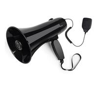 CGJseFH mégaphone, Mégaphone Haut-Parleur Portable avec Microphone, Enregistrement, USB, de Police, contrôle du Volume réglable
