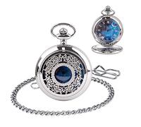 CGJseFH Montre de Poche, Montre de Poche étoile créative, Montre Creuse à la Mode for Hommes et Femmes, Cadeaux d'anniversaire Vacances