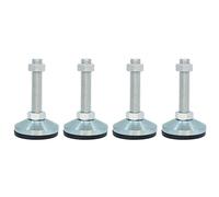 CGJseFH Pieds de réglage en Hauteur, Pieds de nivellement, 4 Pieds réglables, Support Robustes, utilisés dans Les Meubles, équipements industriels, galvanisés, D60 × 57, M12
