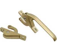 CGJseFH Poignée de porte et de fenêtre, Poignée de liaison haut et bas, Rivet à l'ancienne, serrure fenêtre extérieure, poignée porte en alliage