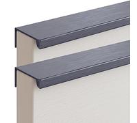 CGJseFH poignées de porte encastrées, Poignées de meubles invisibles espace aluminium armoire cuisine poignées dissimulées tiroir 2 pièces(Colors 3,Hole distance 96mm)