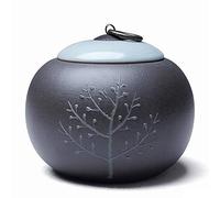 CGJseFH urne pour Animal de Compagnie, Chats, Lapins, Petits Animaux, urne funéraire commémorative, Cendres funéraires, Souvenir, boîte à Souvenirs for Toujours, pin(Bodhi)