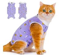 CGLRybO Combinaison de convalescence professionnelle pour chat pour plaies abdominales ou maladies de la peau, alternative au collier électrique pour chats, après une chirurgie, pyjama