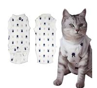 CGLRybO Combinaison de convalescence professionnelle pour chat pour plaies abdominales ou maladies de la peau, alternative au collier électrique pour chats et chiens, après une chirurgie, pyjama
