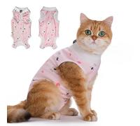 CGLRybO Combinaison de convalescence professionnelle pour chat pour plaies abdominales ou maladies de la peau, alternative au collier électrique pour chats, après une chirurgie, pyjama