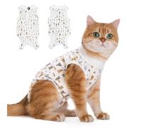 CGLRybO Combinaison de convalescence professionnelle pour chat pour plaies abdominales ou maladies de la peau, alternative au collier électrique pour chats, après une chirurgie, pyjama