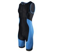 CGLRybO Combinaison de triathlon à manches courtes pour homme Ironman Racing Tri Suit, bleu, M
