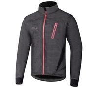 CGLRybO Veste de cyclisme thermique en softshell coupe-vent imperméable pour homme pour la course à pied, le VTT et le cyclisme, Noir , M