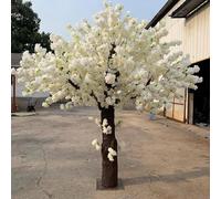 CGLYYDS Arbres de Cerisier artificiels Japonais,Fausse Fleur De Sakura en Soie, Fausse Décoration De Fleurs en Soie Sakura Faite À La Main, Arbre À Souhaits,H200W200cm