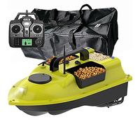 CGLYYDS Bateau amorceur,500m GPS de pêche sans Fil Boarder Carpe Bateau Bateau Bateau Speedboat rc Bateau Jouet 3 Hoppers Fishfinders avec capteur de Sonar, Bateau amorceur de pêche
