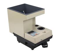 CGLYYDS Compteuse de pièces, trieuse électrique avec écran LCD, capacité de 3 000 pièces, diamètre de 14 à 34 mm, Compatible avec la Plupart des pièces.