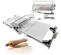 CGLYYDS Laminoir à pâte à Croissants, laminoir électrique Professionnel, Machine à laminer la pâte à Pizza Pliable pour Usage Domestique, épaisseur réglable de 2 à 30 mm