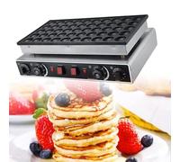CGLYYDS Mini Durch Pancake Baker Make, 50PCS 1700w Commercial Affaire des Crêpes Antiadhésives 21 '' Waffle Maker Machine pour Les Crêpes à Cuisson, Les Muffins Et Les Crêpes Hollandaises