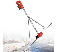 CGLYYDS Outil De Vibration à La Masse électrique pour Le Traitement du Béton, 6000 TR/Min à La Batterie De La Batterie De Surface du Béton Règle De Sténographie,Machine Vibrante