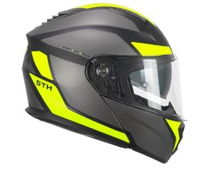 CGM 5THG FALCON SPORT Noir Jaune fluo mat
