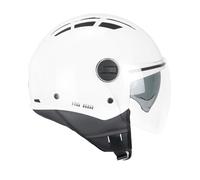 CGM Air Casque Jet Adulte Unisexe, Blanc, XL (61-62cm)