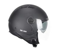 CGM Air Casque Jet Adulte Unisexe, Noir Opaque, XXL (63-64cm)