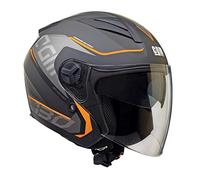 CGM Apache 130S Casque jet M (57-58cm) arancione