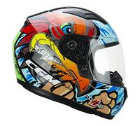 CGM Casque de Moto Enfant 265X Lucky Boxer Multicolor 265X-ALA-73-YD Taille JL