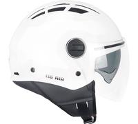 CGM Air Casque Jet Adulte Unisexe, Blanc, XS (53-54cm)