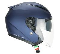 CGM Casque Jet 136A DNA Mono Bleu 136A-ALV-06-B1 Taille S