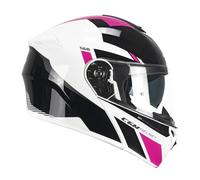 CGM Casque modulaire, 568S BER Sport Noir Fuchsia Fluo, XS (53-54cm)