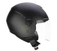 CGM Casque Open Face, 167A FLO Mono Noir Mat Long, L
