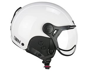 CGM EBI Casque de Ski Unisexe Adulte, Blanc, XXXS (49-50cm)