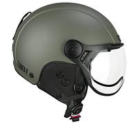 CGM EBI Casque de Ski Unisexe Adulte, Vert Mat, XXXS (49-50cm)