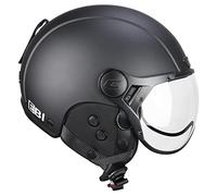 CGM EBI Casque de Ski Unisexe pour Adulte, Noir Mat, L (59cm)