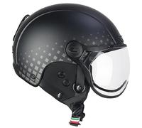 CGM Ebi Casque Ski Adulte Unisexe, Noir Gris Mat, M (57-58cm)