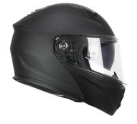 CGM Falcon Casque modulaire Adulte Unisexe, Noir Opaque, XXL (63-64cm)